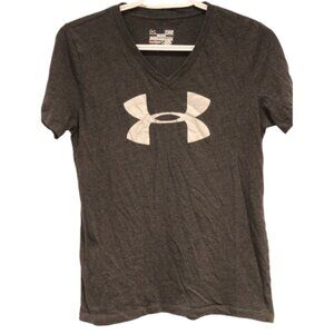 3/$25 🏷 Under Armour Charcoal Logo Tshirt Size S
